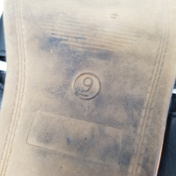 She & In Women's Sandals Flats Three Strap Slide Slip On Straps Size 9 Flexible - Picture 6 of 8